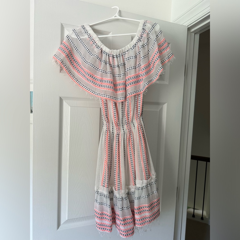 Lemlem Off-Shoulder Mini Dress